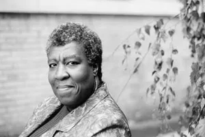 A picture of Octavia E. Butler, from her publisher